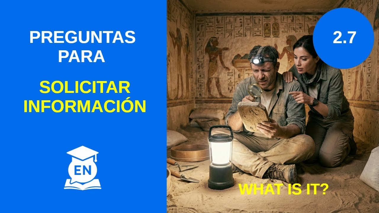 Nivel 2 Lección 7 Preguntas con WHAT, WHERE, WHEN, WHO … — Transcript