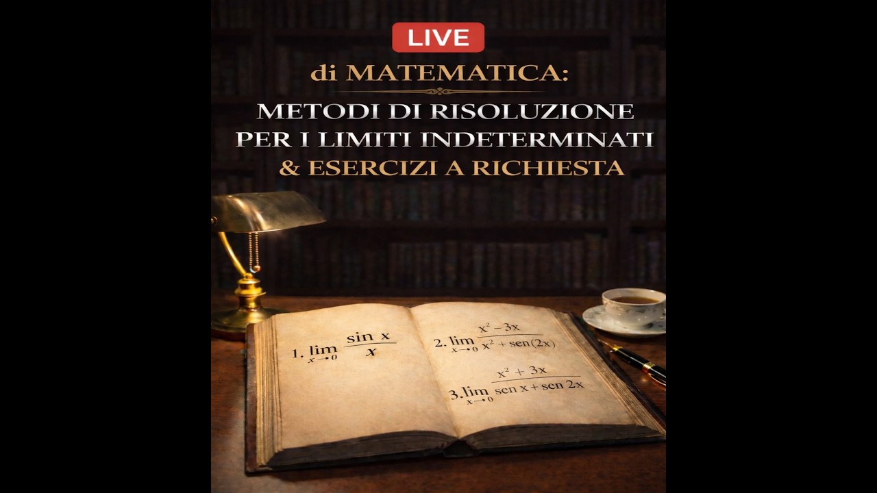 LIVE di Matematica: Metodi di Risoluzione per i Limiti Indeterminati & Esercizi a Richiesta