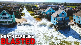 North Carolina in CHAOS — Deadly Atlantic MONSTER WAVES Slam the Coast