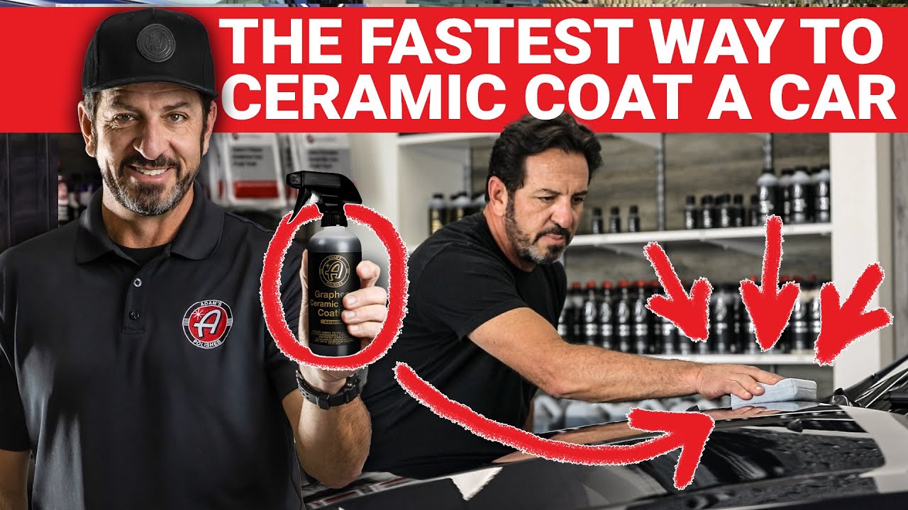 The Fastest Way To Ceramic Coat A Car - YouTube