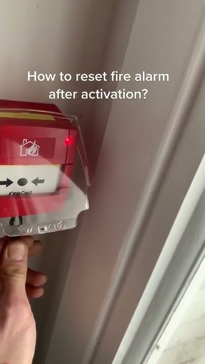 How to reset fire alarm after activation? #shorts - YouTube