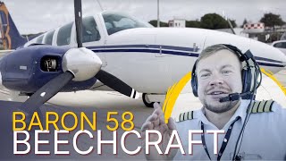 Продается Beechcraft 58 BARON 1979 г. | Обзор полета