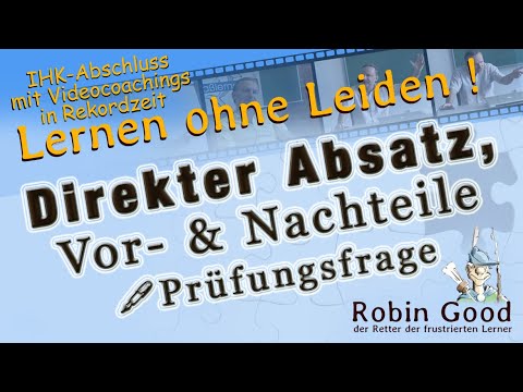 Direkter Absatz, Vor- u. Nachteile | Prüfungsfrage