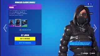 Fortnite Item Shop Moncler Is Back! [ January 4th, 2023 ]