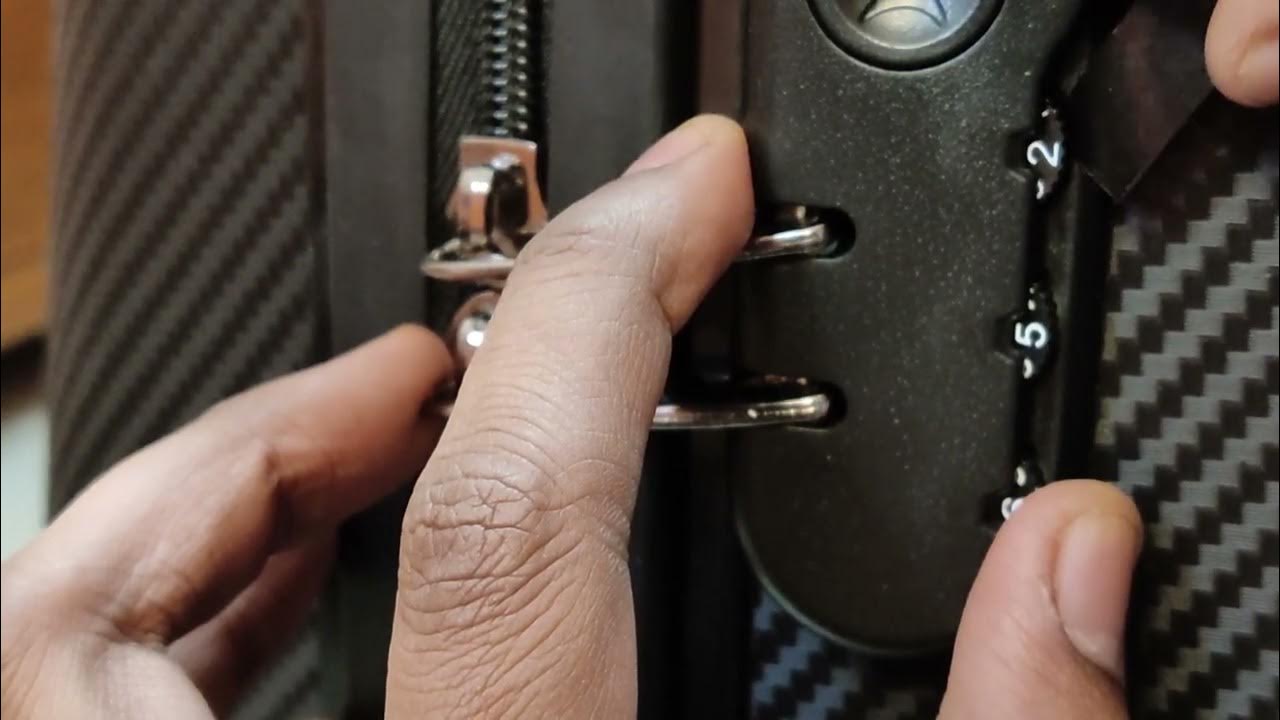 Aristocrat bag got locked How to RESET combination lock reset with