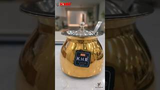 India’s Most Premium PVD Coated Kitchen Utensils | KHR Luxury Gold Ghee Pot You Must See!