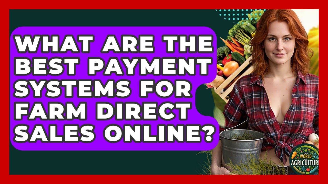What Are The Best Payment Systems For Farm Direct Sales Online? - The World of Agriculture