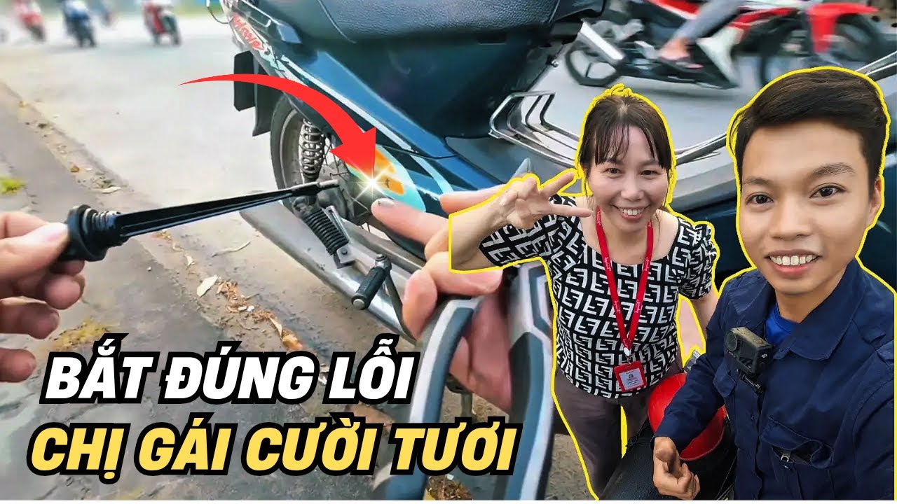 Gặp chị loay hoay với chiếc xe củ hơn 20 năm đến hỏi thăm giúp đỡ chị rất vui