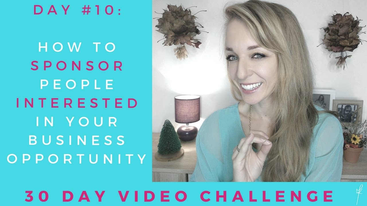 How To Sponsor People Interested In Your Business Opportunity