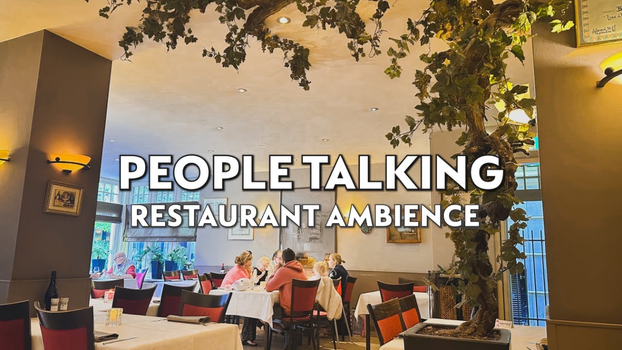 Noisy Restaurant Sound Effect - Background People Talking - 10 Hours