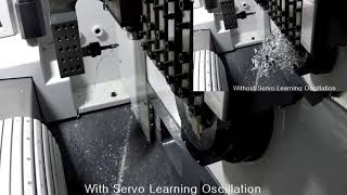 Nexturn Swiss Lathes Servo Learning Oscillation Function aka "Breaking the Chip"