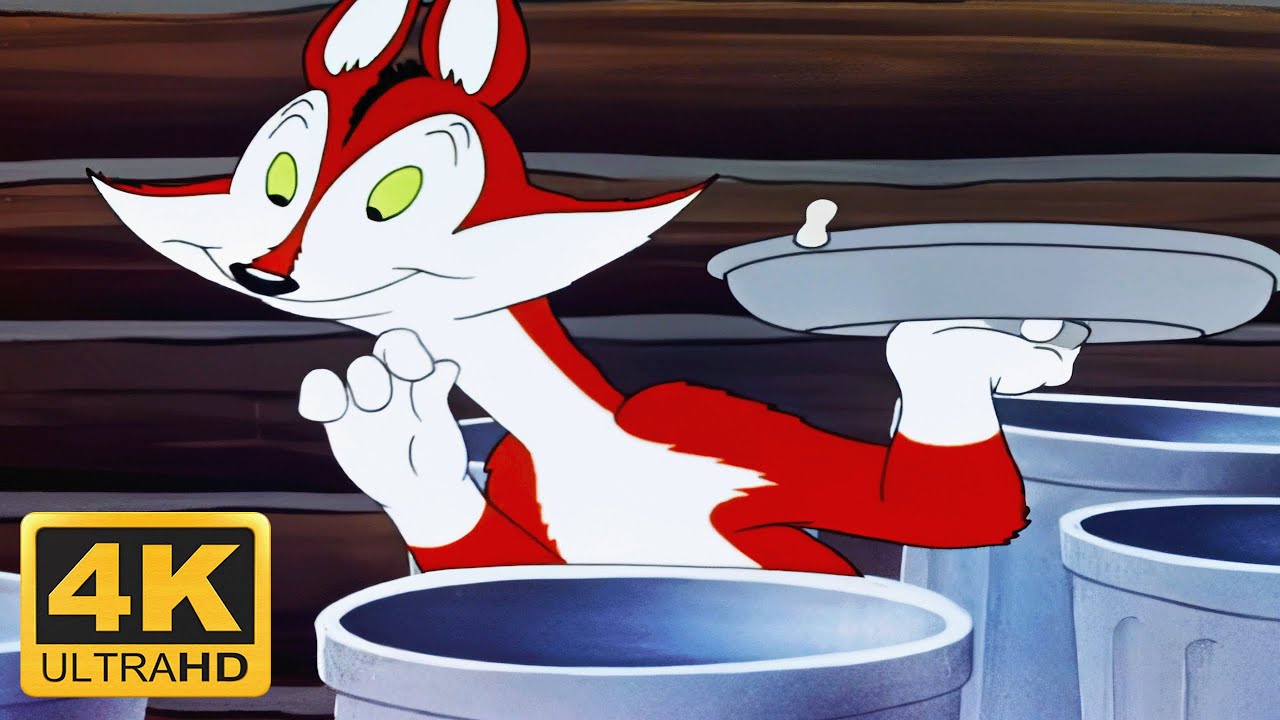 Looney Tunes - Fox Pop (1942) Remastered 4K 60FPS
