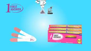 First Answer Mid Stream Pregnancy Test Kit