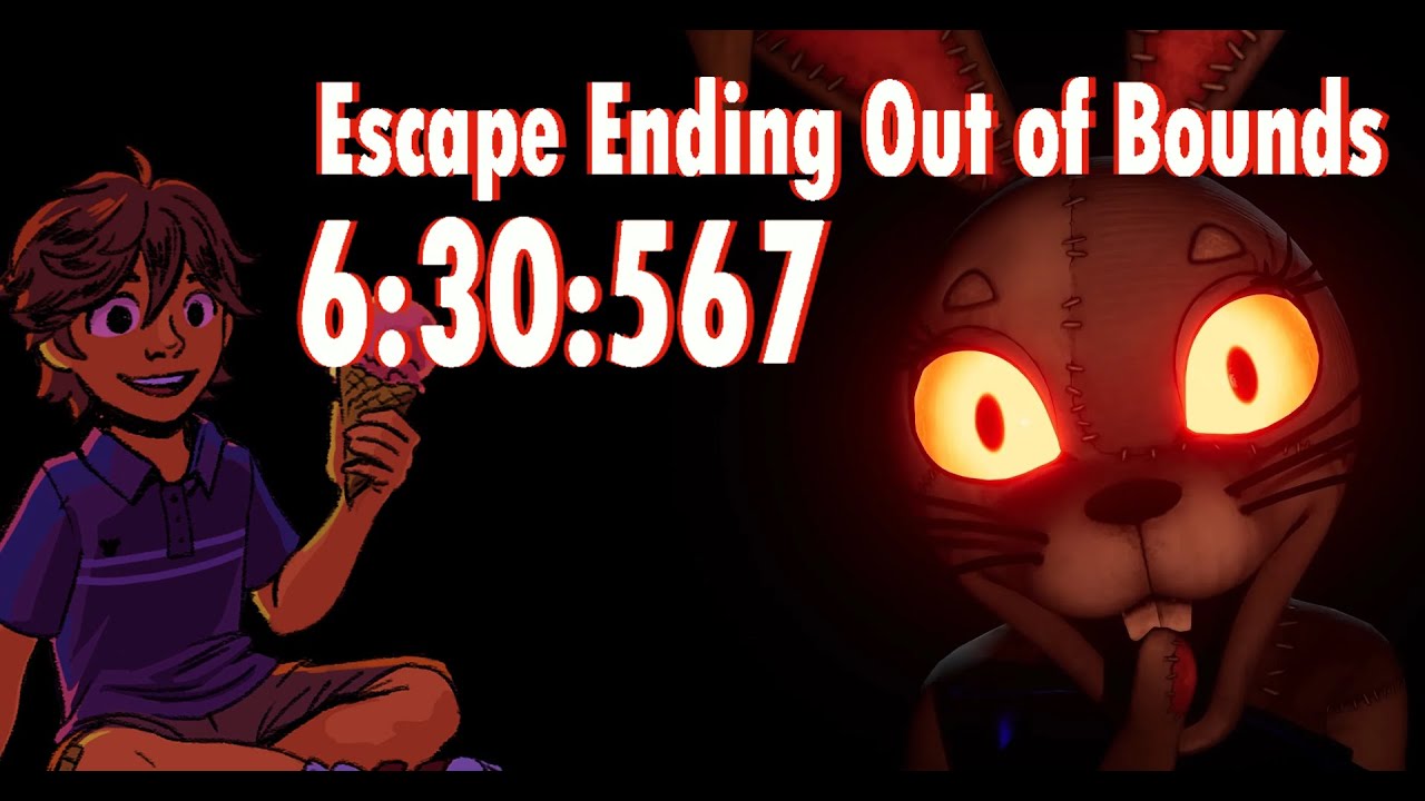 FNaF: SB Escape Ending, OOB, 1.04 (6:30:567) (World Record)