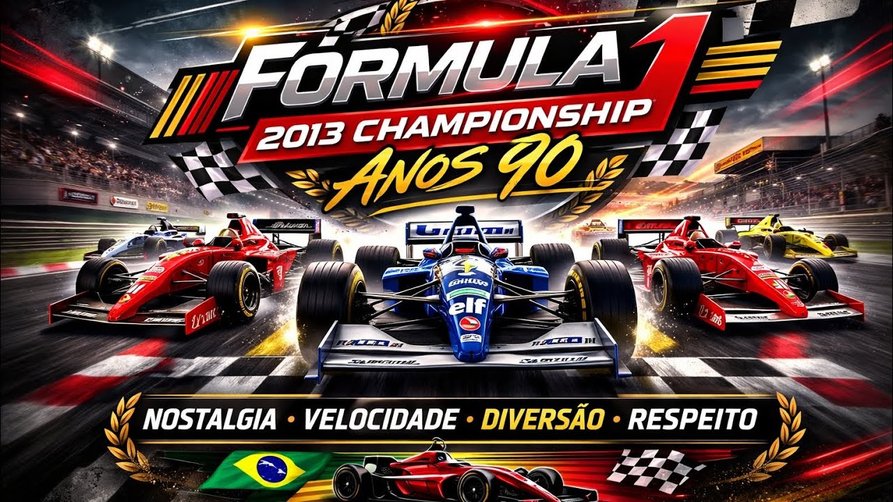 1º TEMPORADA DO CAMPEONATO CHAMPIONSHIP ANOS 90 F1 2013 GP DA AUSTRÁLIA P TERMINEI NA P2 #PS3ONLINE