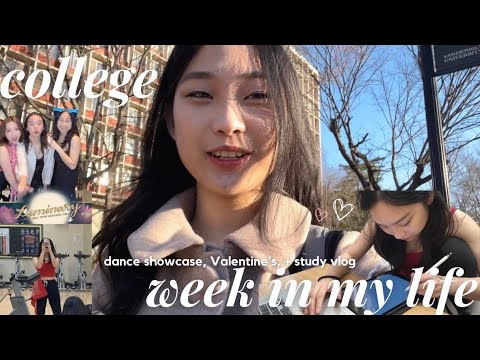 a week in my life at vanderbilt university | k-pop dance practice, valentine's, clases, exams 📚💕