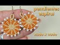 MACRAME l PENDIENTES ESPIRAL