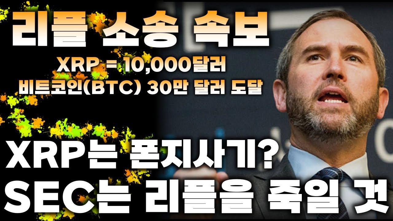 리플&BTC I 소송 속보 I XRP = 10,000달러 I XRP는 폰지사기? I 비트코인캐시(BCH) 폭등시킨 세력의 정체 I  SEC는 리플을 죽일 것 - 블록스트리트
