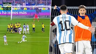The day Lionel Messi impressed Alejandro Garnacho