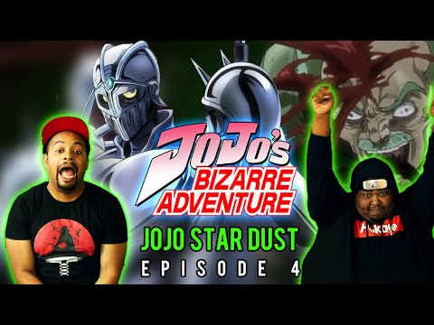 SILVER CHARIOT! Jojo's Bizarre Adventure Reaction STARDUST CRUSADERS Episode 4  jojo reaction