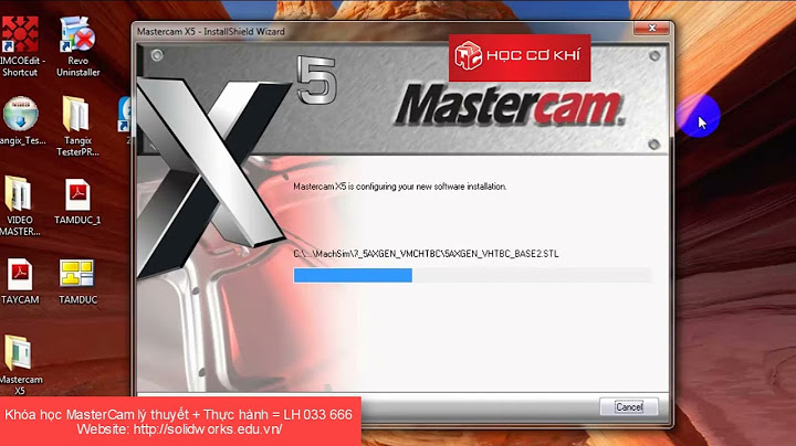 Hướng dẫn cài mastercam x5