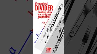 The Proportional Divider, a must-know unknown. How to divide a line into any desired proportion