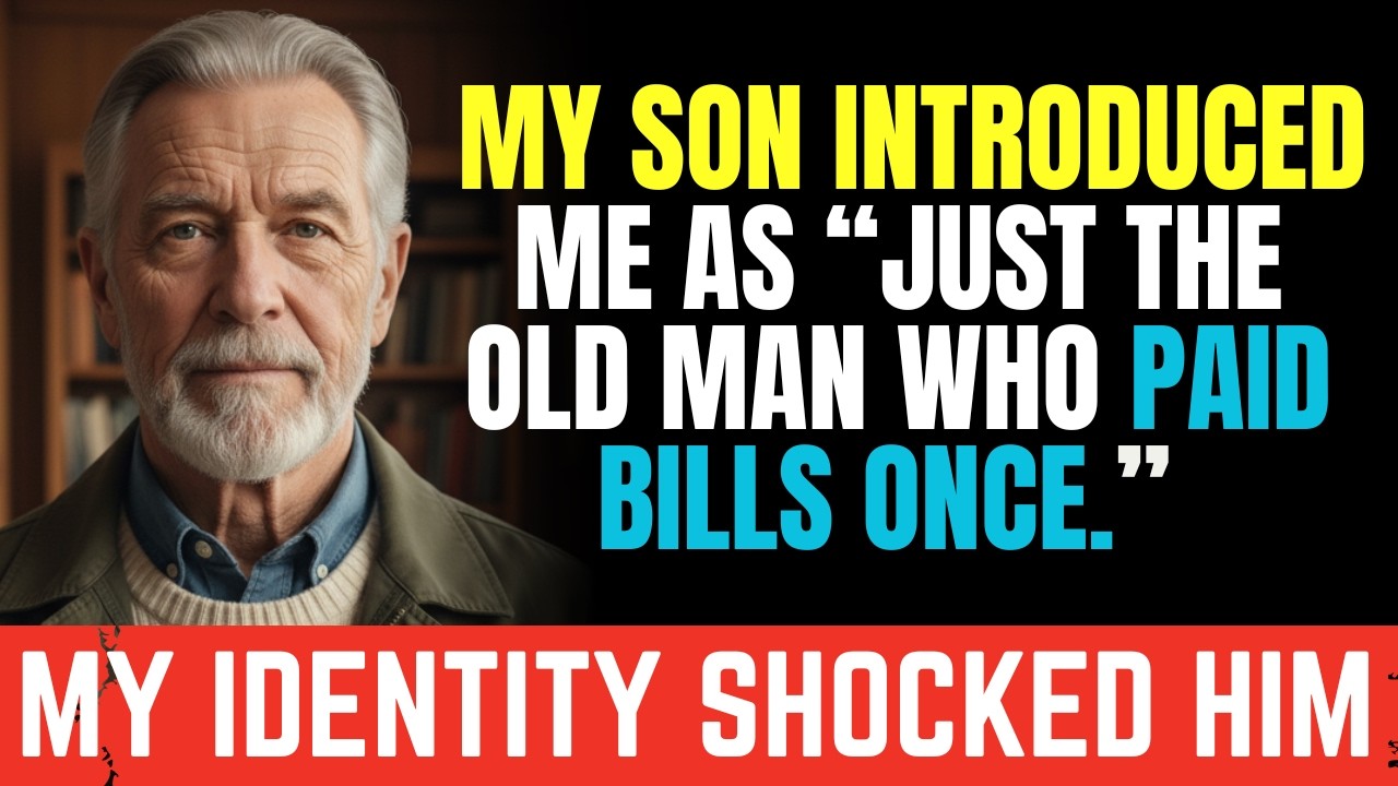 My Son Introduced Me As “Just The Old Man Who Paid Bills Once