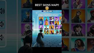 BEST 1V1 SKINS MAP #fortnite #1v1 #skin