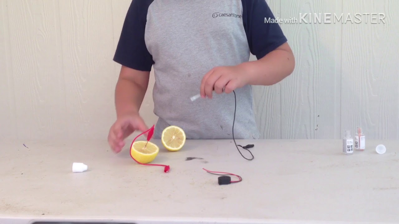 How to make electricity out of lemons YouTube