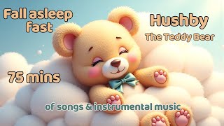 Fall asleep easily with Hushby the Teddy Bear. Calming original songs, music, Teddy Bear images screenshot 4
