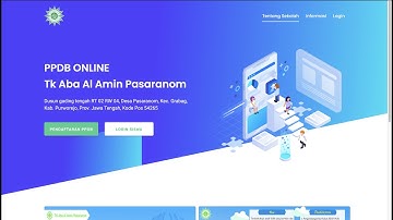 Aplikasi PPDB ONLINE Menggunakan Framework Codeigniter | Solusi Pendaftaran Siswa