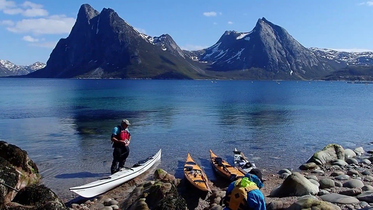 Expedición en Kayak isla de Senja
