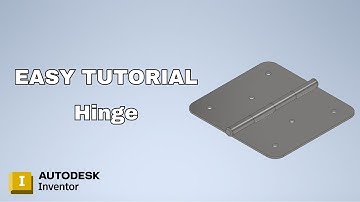 Hinge 3D Model Tutorial | Autodesk Inventor