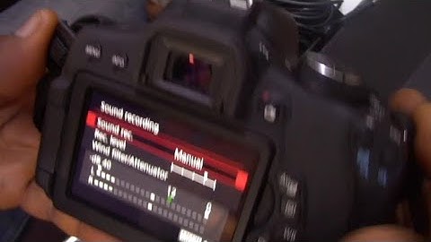 How to use microphone with camera Canon Rebel T6i