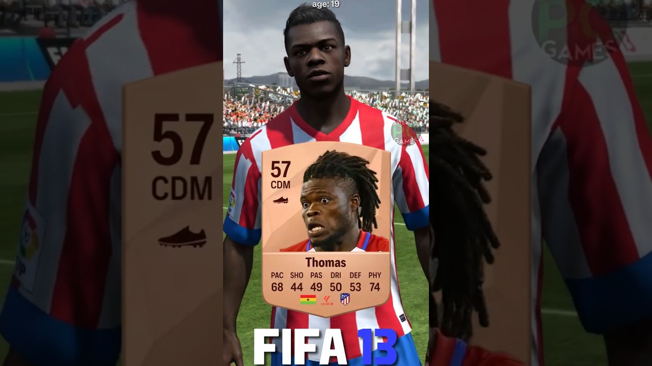 🇬🇭 THOMAS PARTEY fifa evolution (13-25) 