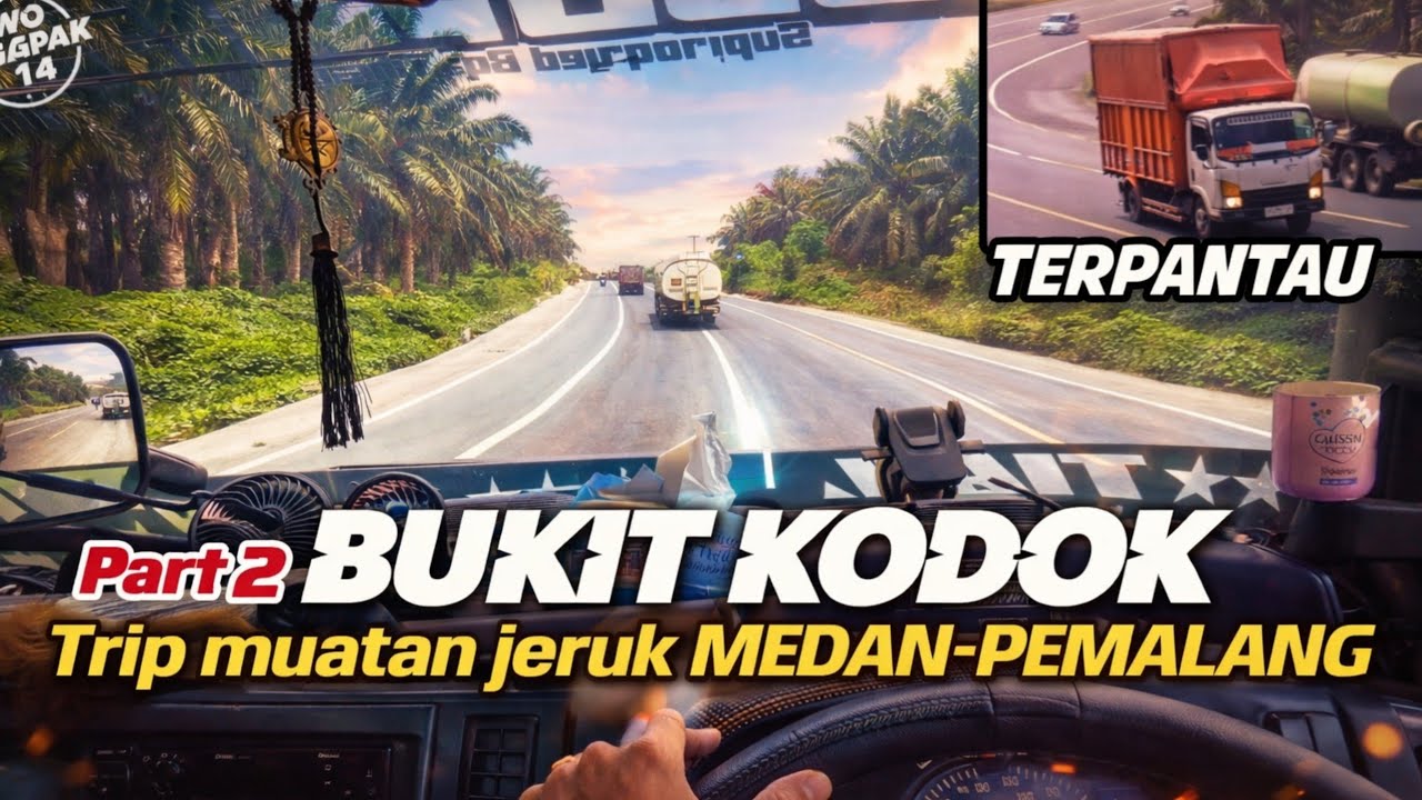 TERPANTAU DI BUKIT KODOK‼️PART 2 TRIP MUATAN JERUK MEDAN TUJUAN PEMALANG🍊