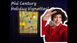 Mid Century Holiday Shadow Boxes!