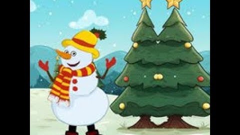 rescue the trapped snowman video walkthrough