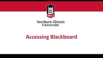 Accessing Blackboard - Getting Started with Blackboard for Students