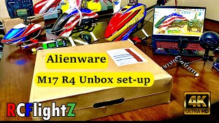 Alienware M17 R4 Unbox, Set up, I9, 3080, 4K, 32GB