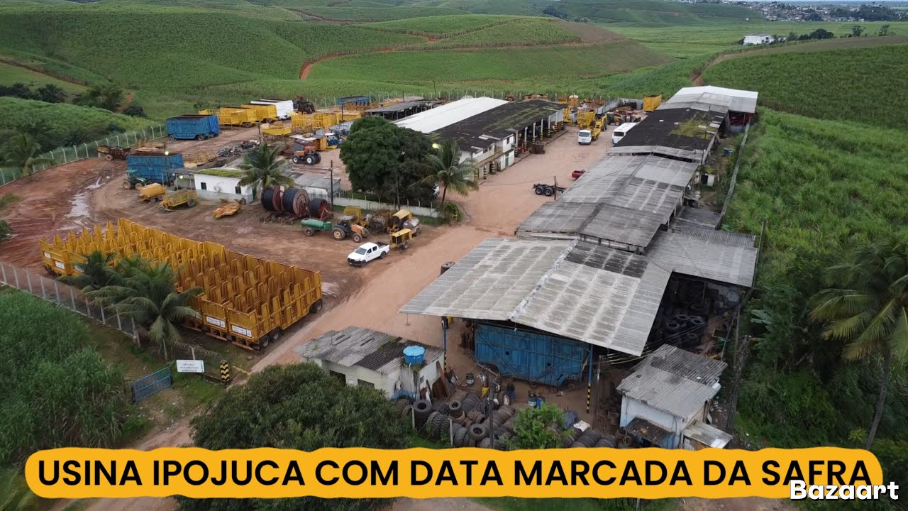 USINA IPOJUCA COM DIA MARCADO PARA O INÍCIO DA SAFRA 2025-2026 