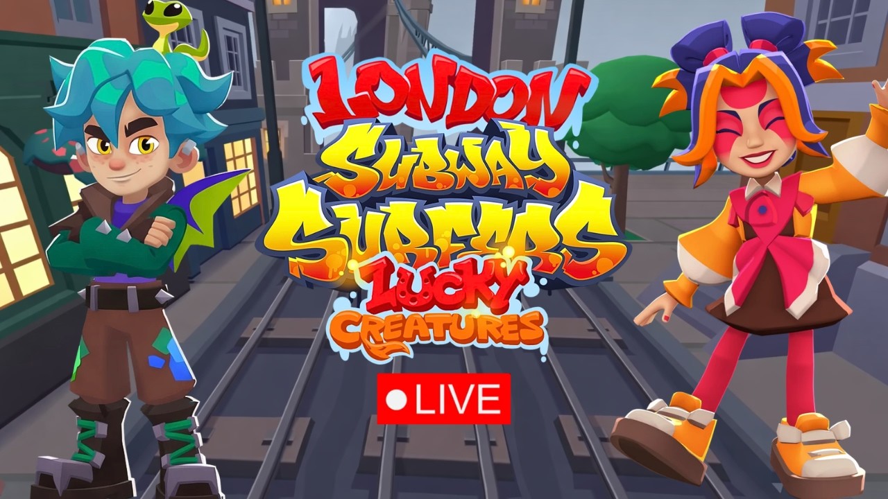 Subway Surfers London Lucky Creature LIVE 🔴| Max Speed Run Gameplay