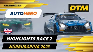 A rookie conquers the Nürburgring | DTM Race 2 Highlights presented by Autohero | DTM 2023