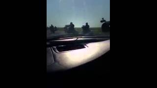 Window gets smashed by the Hells Angels