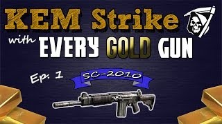 KEM Strike w/ Every Gold Gun! - Ep.1 SC-2010 | COD Ghosts