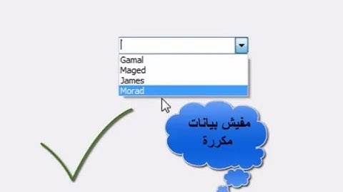 سحب البيانات من قاعدة بيانات أكسيس  access وعرضها في أداة Combobox مع عدم تكرار البيانات VB.net