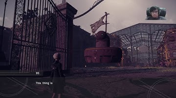NieR: Automata Part 12 (9S Storyline) - Machine Village, 2 Goliaths, & ADAM and EVE. AGAIN!!!