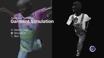 Garment Simulation in Cinema 4D (Motion Data Retargeting)