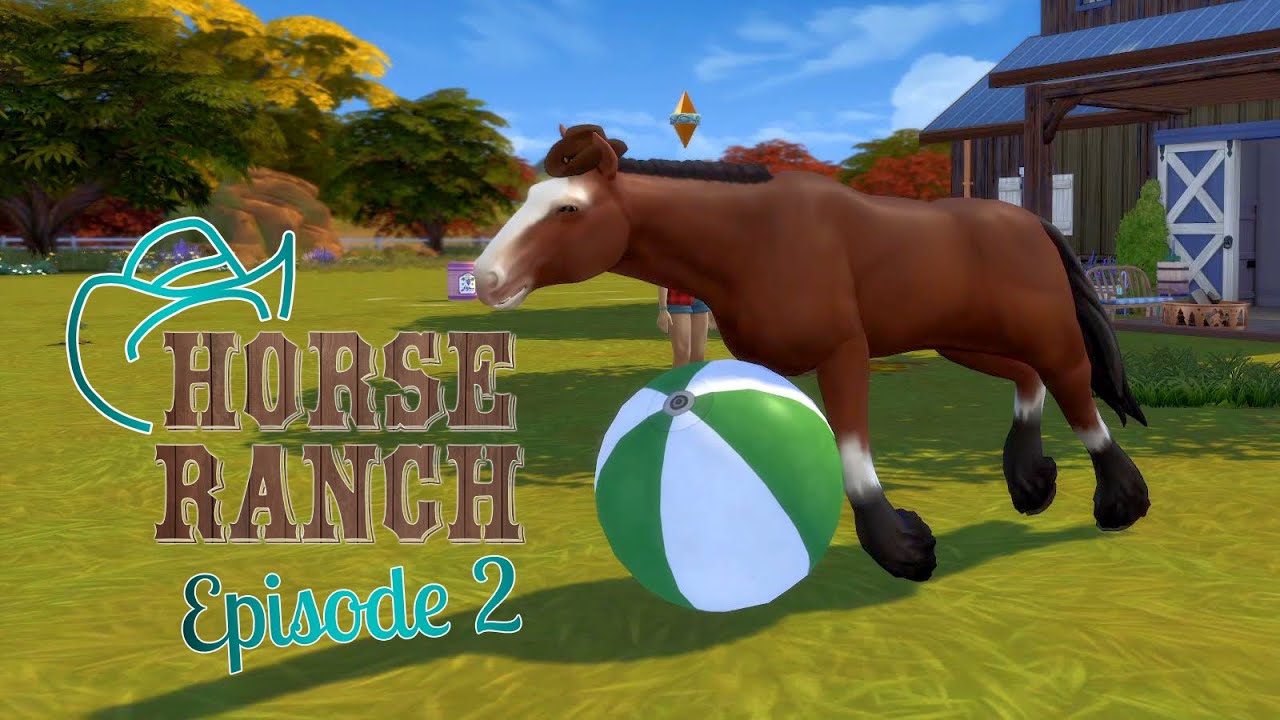 First Rides! Horse Rescue Ranch (Pt 2) - The Sims 4 - YouTube