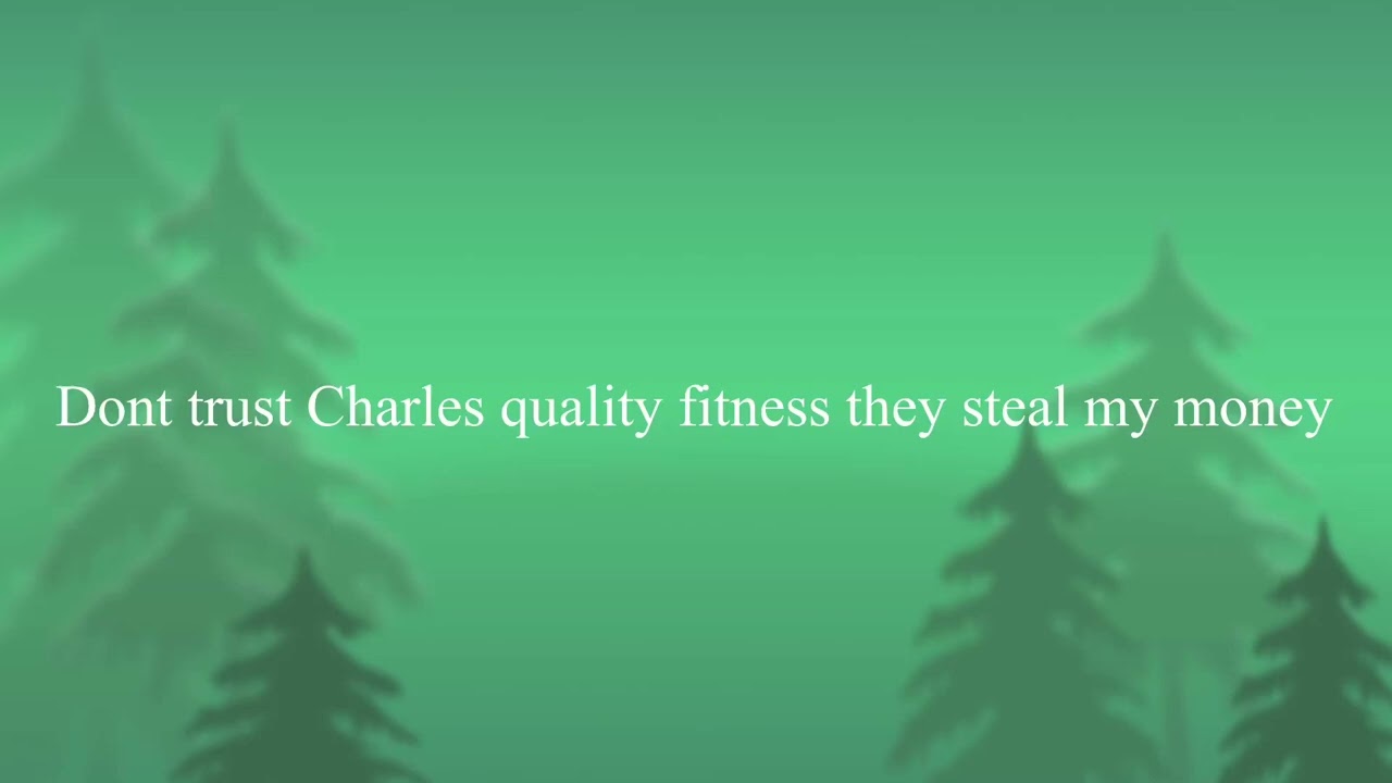 Charles quality fitness fraud instagram account Dont trust them